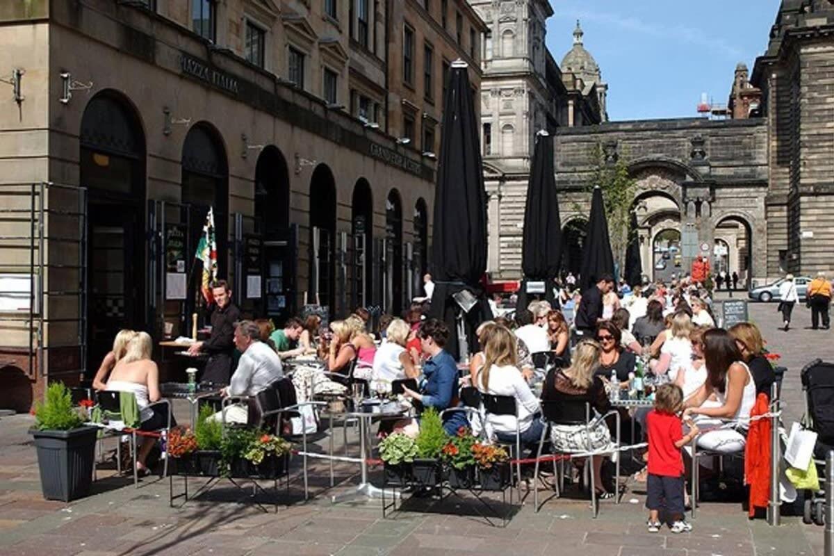 City Centre Apartment W Parking & Hyperoptic Wifi Glasgow Kültér fotó