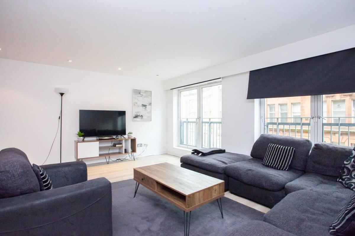 City Centre Apartment W Parking & Hyperoptic Wifi Glasgow Kültér fotó