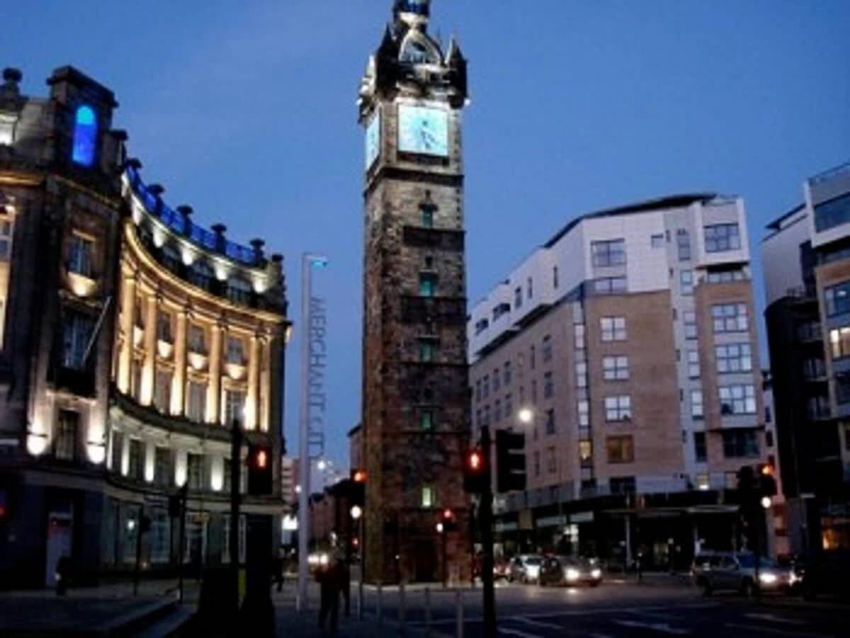 City Centre Apartment W Parking & Hyperoptic Wifi Glasgow Kültér fotó