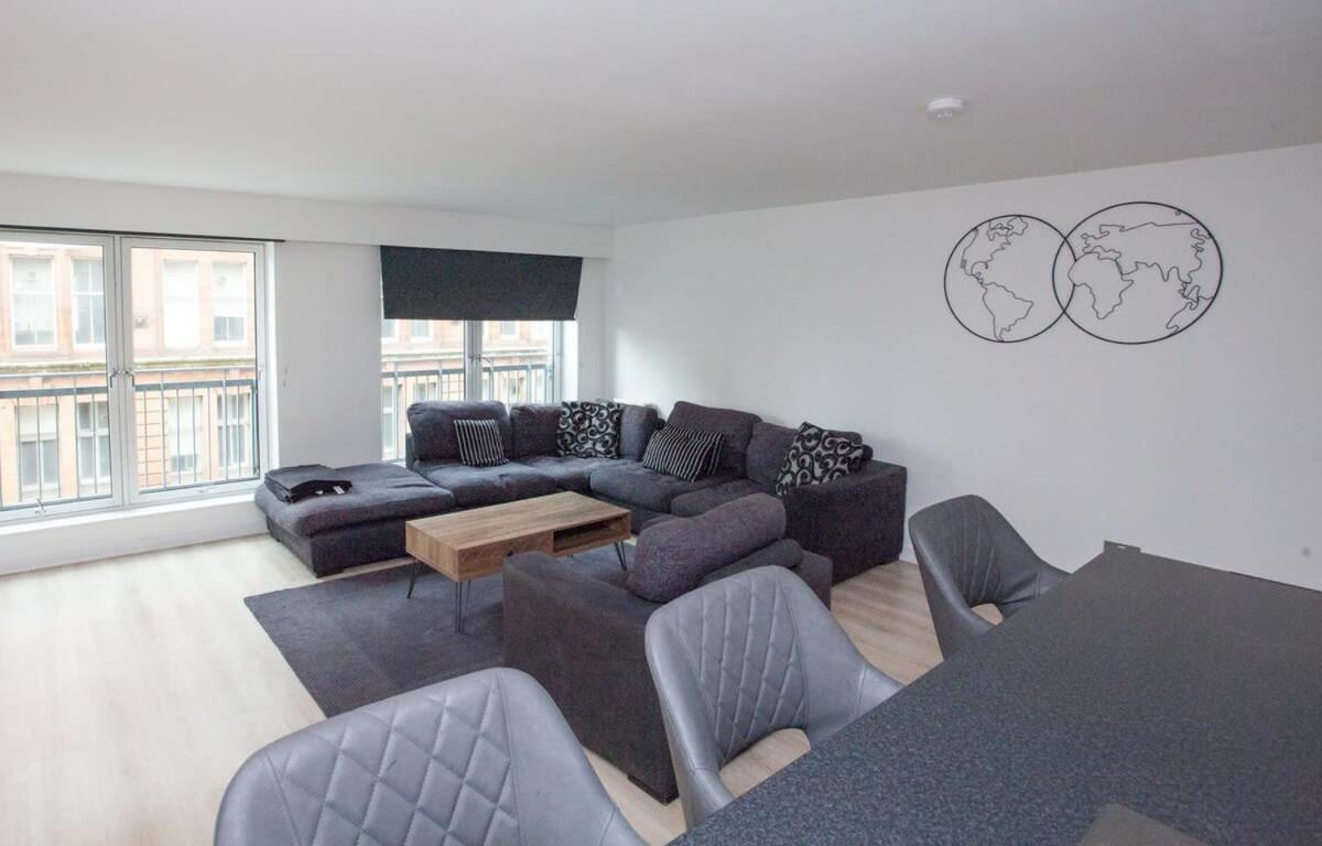 City Centre Apartment W Parking & Hyperoptic Wifi Glasgow Kültér fotó