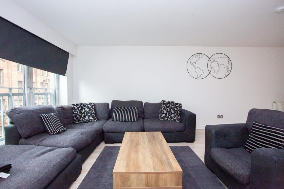 City Centre Apartment W Parking & Hyperoptic Wifi Glasgow Kültér fotó