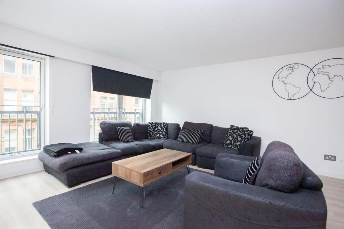 City Centre Apartment W Parking & Hyperoptic Wifi Glasgow Kültér fotó